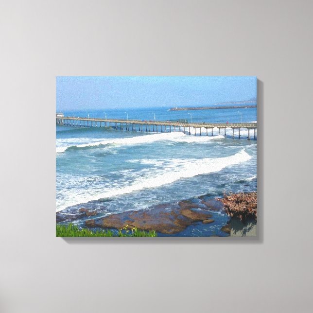 OCEAN BEACH, CALIFORNIA canvas (Framsida)