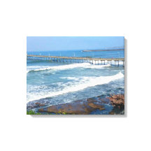 OCEAN BEACH, CALIFORNIA canvas