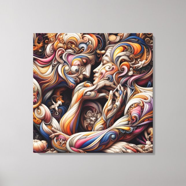 Ocean & Beach Canvas Painting – Coastal Style Wall (Framsida)