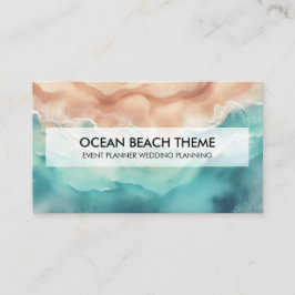 Ocean Beach Evenemangsplanering Festeri Visitkort