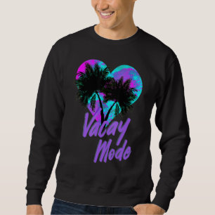 Ocean Beach Heart Kärlek Graphic Summertime Lång Ärmad Tröja