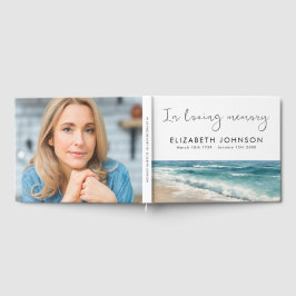 Ocean Beach In Loving Memory Begravning Foto Gästböcker