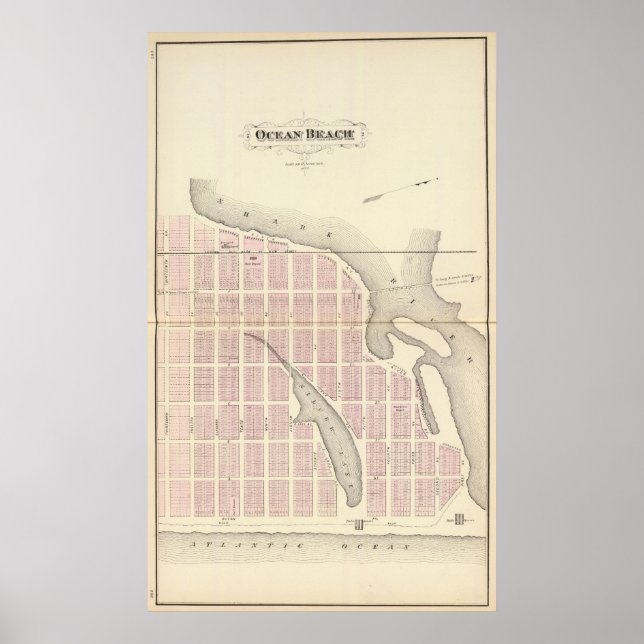 Ocean Beach, New jersey Poster (Framsidan)