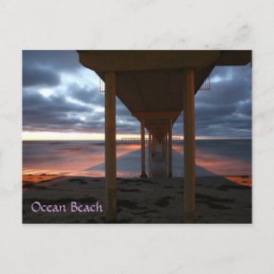 Ocean Beach pier Vykort
