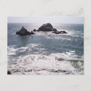 Ocean Beach San Francisco, CA Postcard Vykort