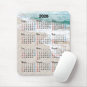Ocean Beach Sand 2026 Kalender Musmatta