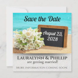 Ocean Beach Save Date Bröllop Inbjudningar