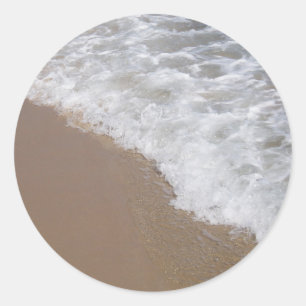 Ocean Beach Sticker Runt Klistermärke