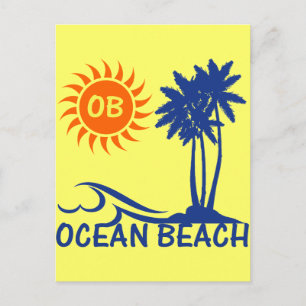 Ocean Beach Vykort