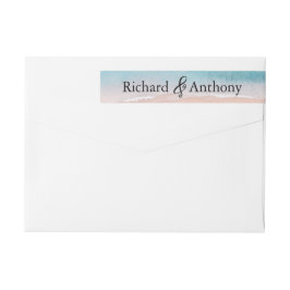 Ocean Beach Wedding Etikettband