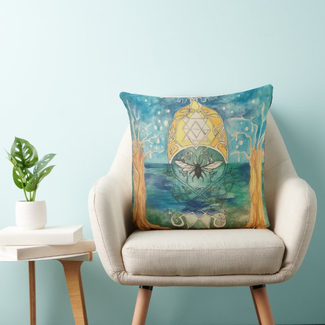 Ocean Bee Cushion Kudde (Stol)