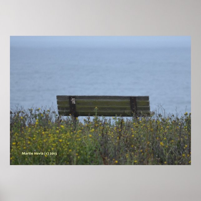 Ocean Bench Poster (Framsidan)