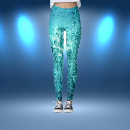 ’Ocean Bliss Bubbles Leggings’ Leggings