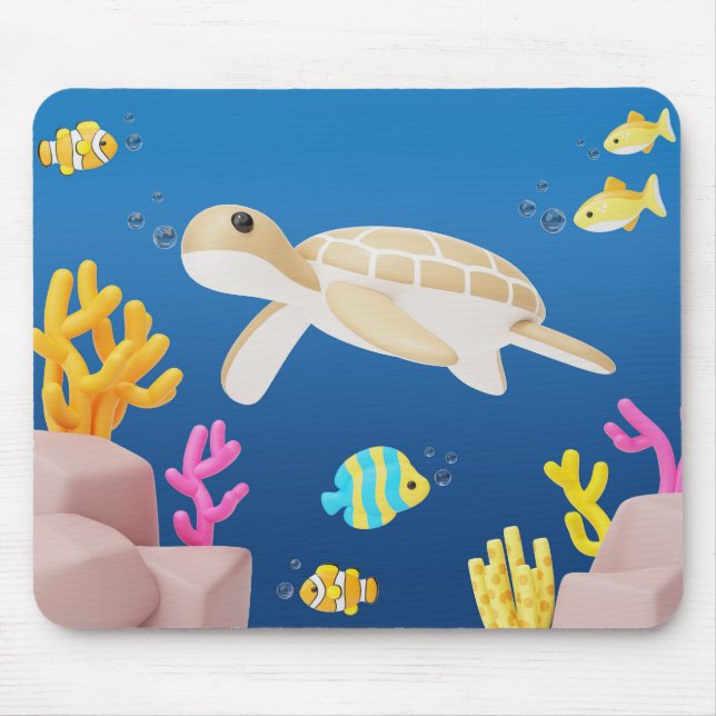Ocean Bliss Mouse Pad Musmatta (Framsidan)