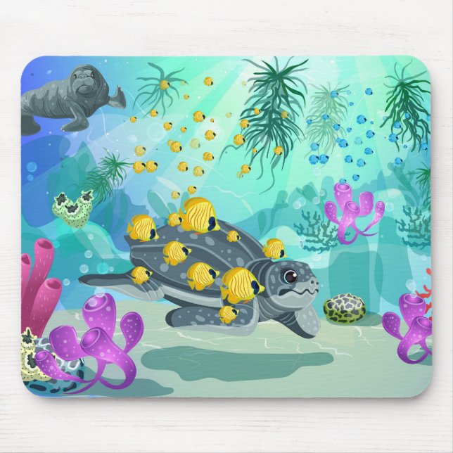 Ocean Bliss Mouse Pad Musmatta (Framsidan)