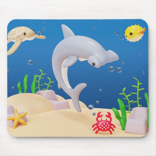 Ocean Bliss Mouse Pad Musmatta (Framsidan)