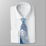 Ocean Blue Agate Glitter Sparkly Neck Tie Slips<br><div class="desc">Ocean Blue Agate Glitter Sparkly Neck Tie - perfekt vid varje särskilt tillfälle. En så tankfull gåva till honom.</div>