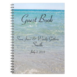 Ocean Blue Guest Bok Anteckningsbok