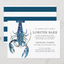 Ocean Blue Lobster Bake Birthday | Randig