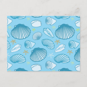 Ocean Blue Mönster Vykort