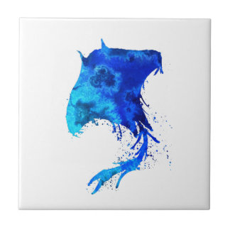 Ocean Blue Stingray Kakelplatta