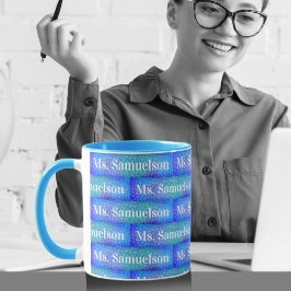 Ocean Blue Teacher-uppskattning Mugg