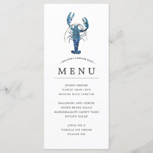 Ocean Blue-tema  Lobbake Meny
