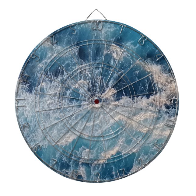Ocean Blue Vågar Darttavla (Framsidan)