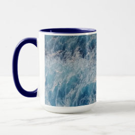 Ocean Blue Vågar Mugg