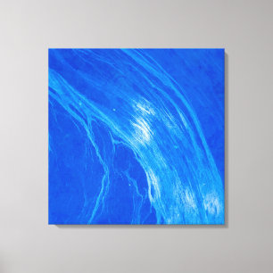 Ocean Blue Vinkar sommartid Canvastryck