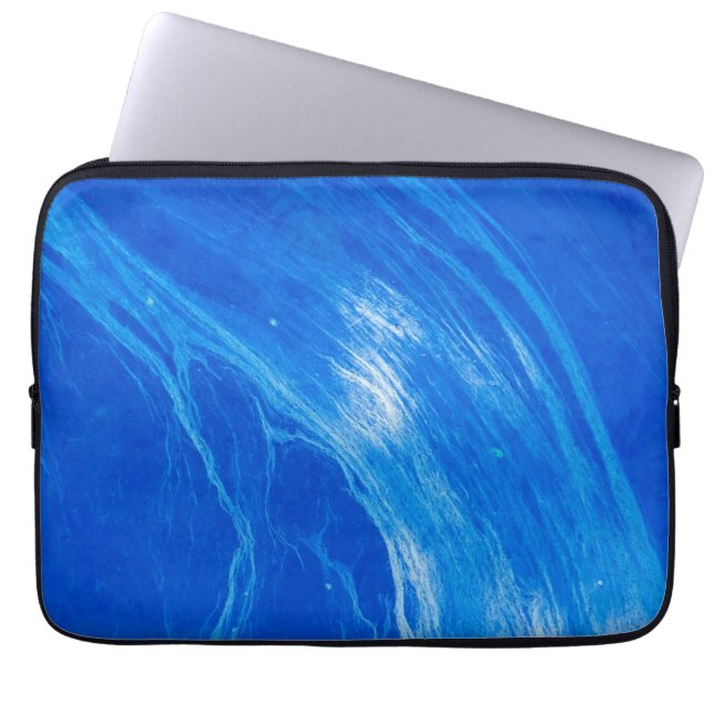 Ocean Blue Vinkar sommartid Laptop Fodral (Framsidan)