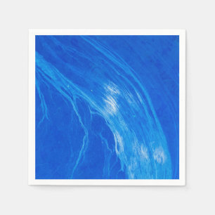 Ocean Blue Vinkar sommartid Pappersservett