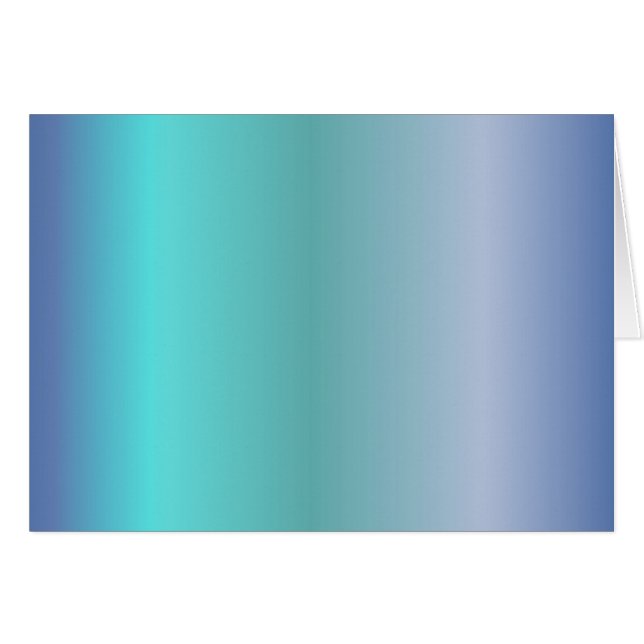 Ocean Blues Hälsningskort (Framsidan Horizontal)