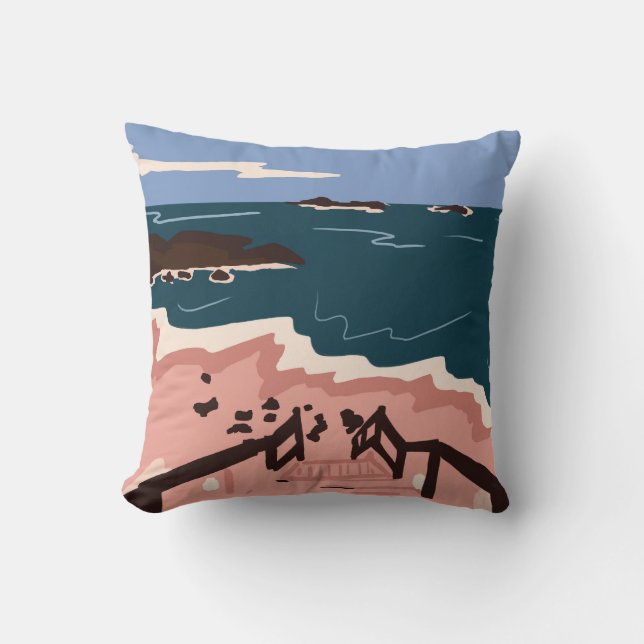 Ocean Blues Kudde (Framsida)
