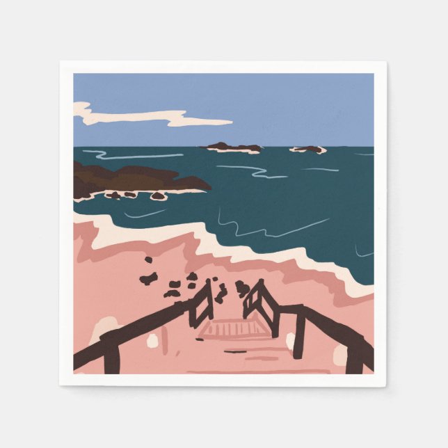 Ocean Blues Pappersservett (Framsidan)