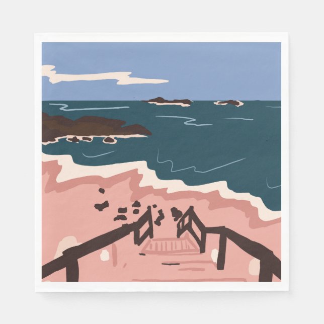 Ocean Blues Pappersservett (Framsidan)