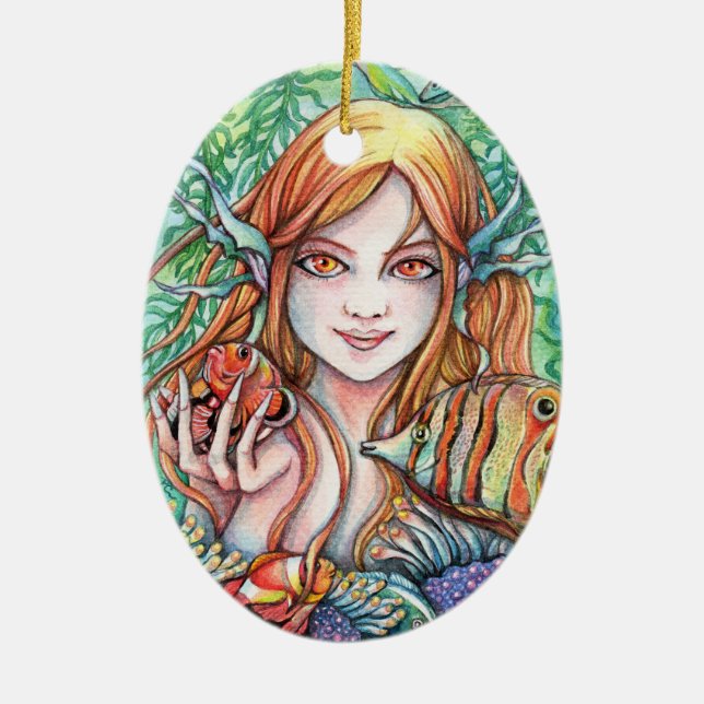 Ocean Breeze Julgransprydnad Keramik (Framsidan)