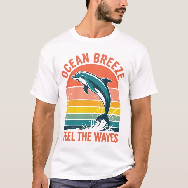 Ocean Breeze Oval T-shirt (Framsida)