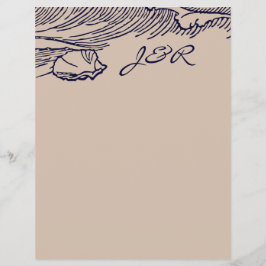 Ocean Breeze | Rustik Beach DIY-kuvert Liner Reklamblad