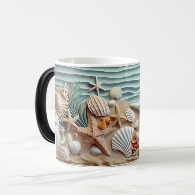 Ocean Breeze Seashell Mugg (Framsida vänster)