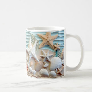 Ocean Breeze Seashell Mugg