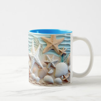 Ocean Breeze Seashell Mugg