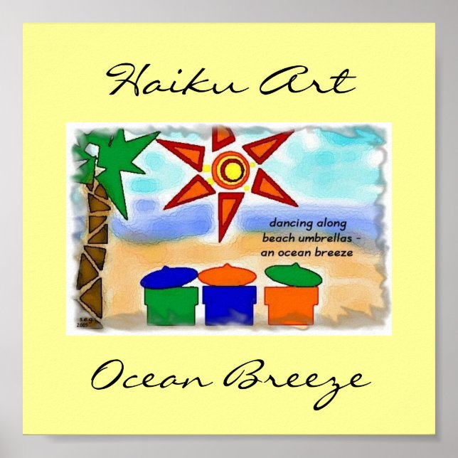 Ocean Breeze-utskrift Poster (Framsidan)