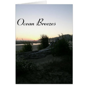 Ocean Breezes Hälsningskort