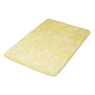 Ocean Bubbles & Currutes Gult Bath Mat Badrumsmatta