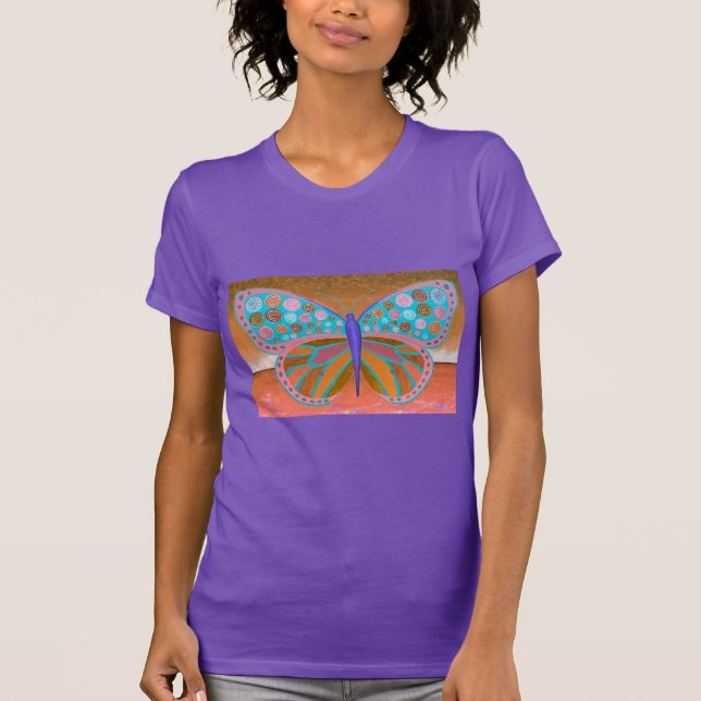 Ocean Butterfly Women's T-Shirts (Framsida)