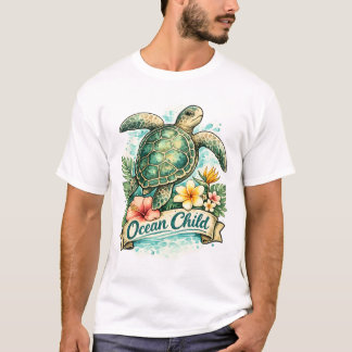 Ocean Child Vintage Havssköldpadda T Shirt