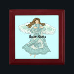 Ocean Christian ängel Minnesask<br><div class="desc">Ocean Angel Gift Box, Angel t-shirts och Angel gifts fram av ArtMuvz Illustration. Misty Ocean Angel t-shirt för Mamma, Pappa, barn, baby. Christian Angel födelsedag och julklappar, till väska, mugg, hatt. Gelgåvor är ett tänkbart och meningsfullt sätt att visa någon du bryr dig om. Oavsett om du är tittar för...</div>