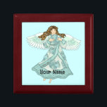 Ocean Christian ängel Minnesask<br><div class="desc">Ocean Angel Gift Box, Angel t-shirts och Angel gifts fram av ArtMuvz Illustration. Misty Ocean Angel t-shirt för Mamma, Pappa, barn, baby. Christian Angel födelsedag och julklappar, till väska, mugg, hatt. Gelgåvor är ett tänkbart och meningsfullt sätt att visa någon du bryr dig om. Oavsett om du är tittar för...</div>