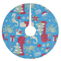 ocean christmas octopus mailbox santa jellyfish